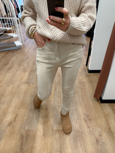 JEAN ALIX BEIGE FEMME