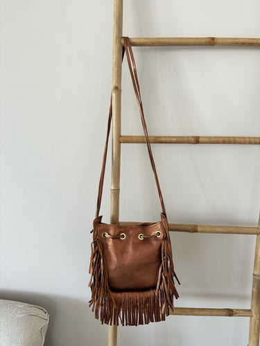SAC À FRANGES ROUILLE