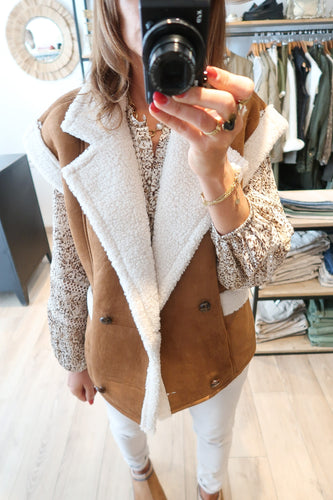 VESTE INAYA CAMEL
