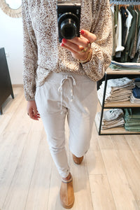 PANTALON ANTONIN BEIGE CLAIR