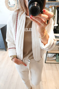 VESTE RAPHAEL ECRU