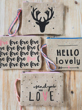Pochette toile de jute