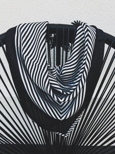 Foulard carré touché soie