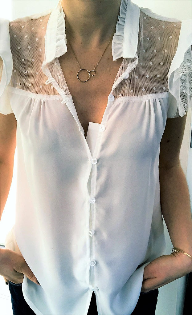 Chemisier Alyssia écru