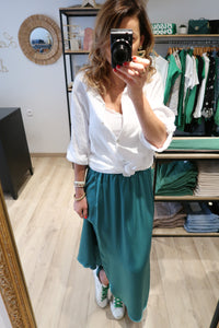 JUPE CLEMENCE VERTE