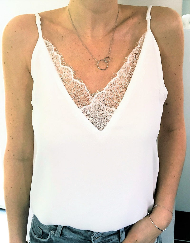 Top Augusta blanc