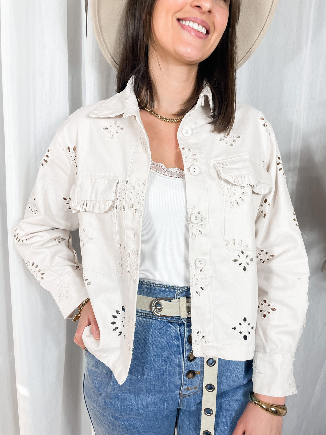 VESTE MOLY BEIGE