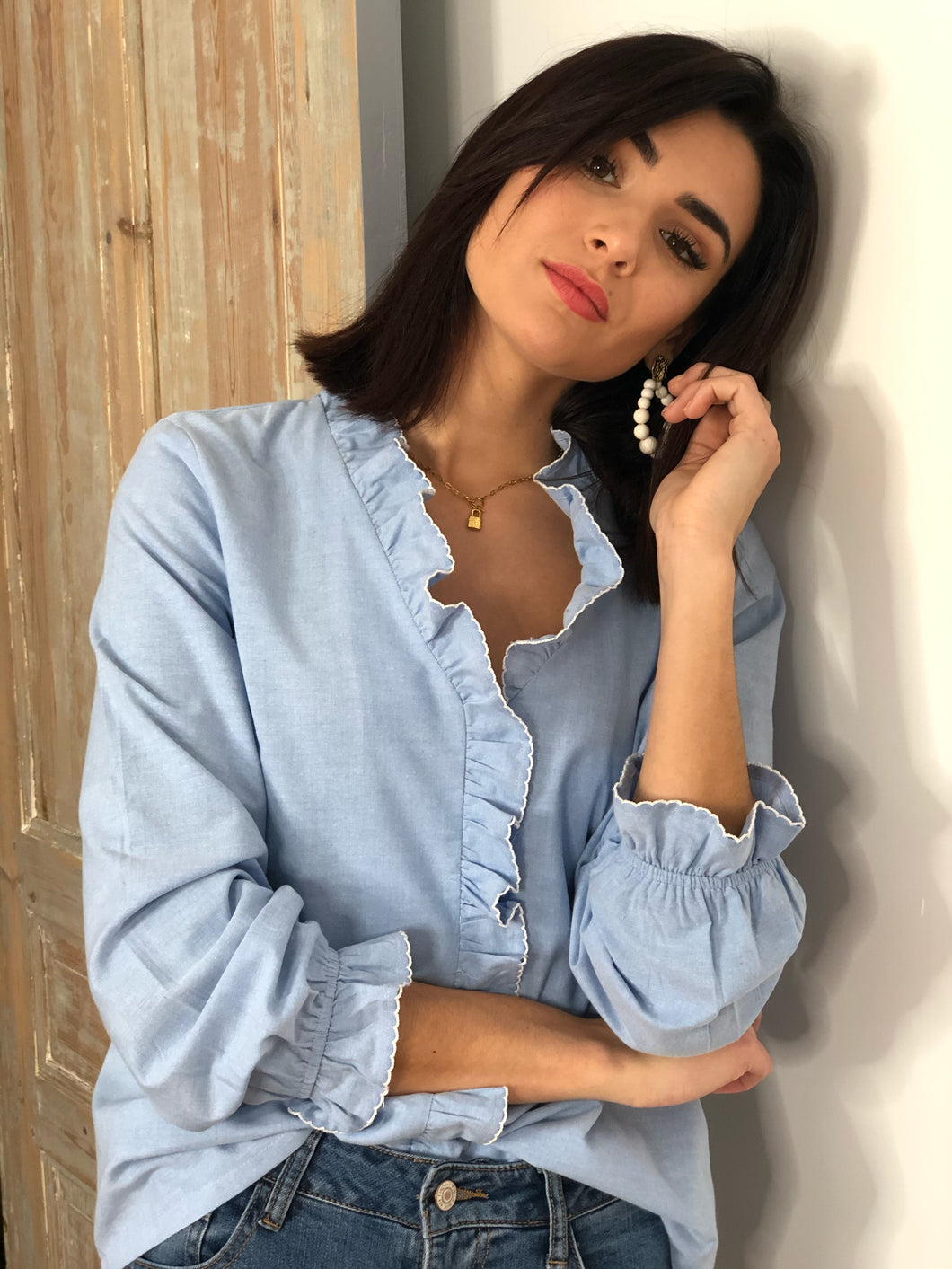 Chemise Anouk bleu