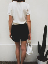 Combi-short Chanel noir et blanc