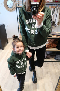 SWEAT AMOUR IS FRENCH VERT