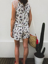 Combi-short Candice imprimé fleurs