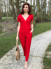 Combinaison pantalon Marion rouge