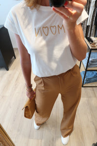 PANTALON LARGE CAMEL