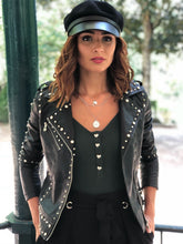 Veste perfecto cloutée Delice