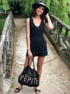 Combi-short Pia noir