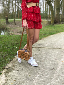 Sac panier en raphia