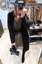 GILET LONG NOIR