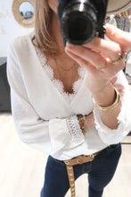 BLOUSE DENTELLE ECRU
