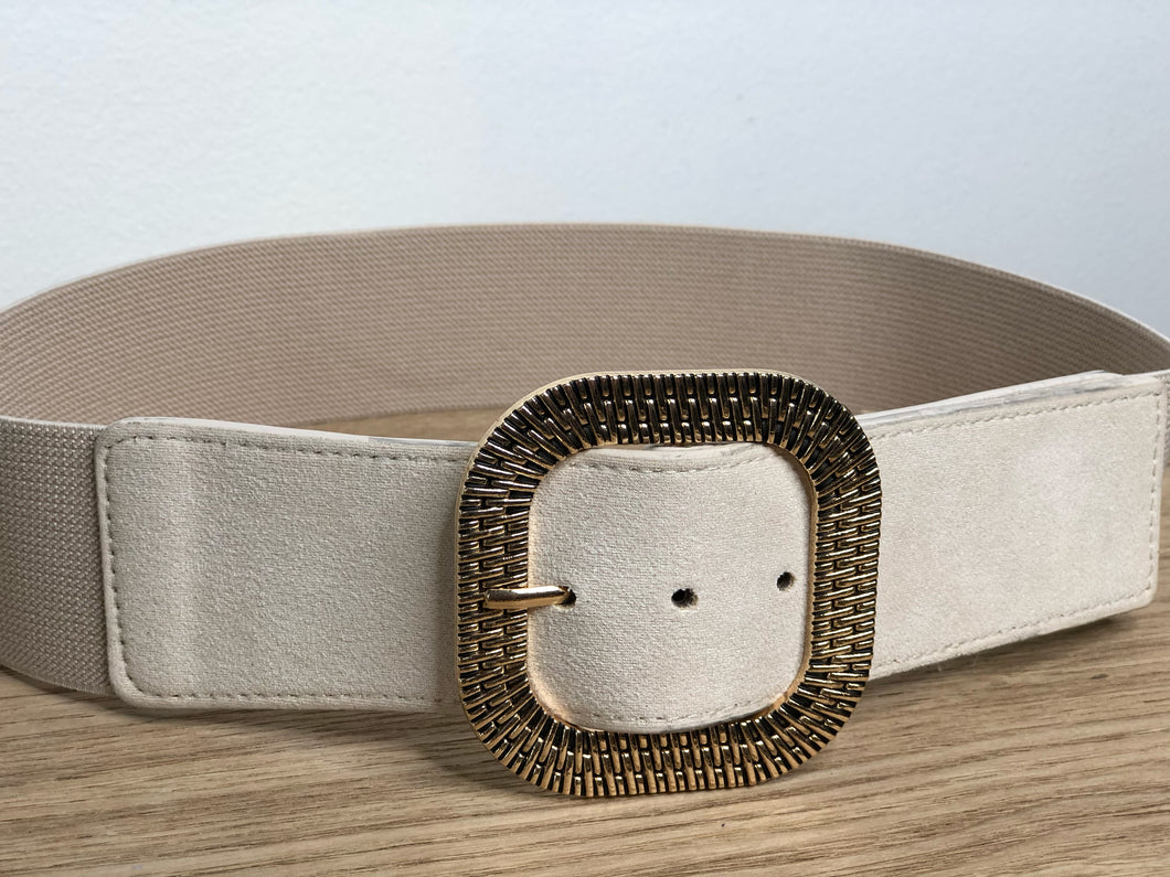 Ceinture boucle dorée
