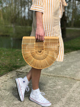 Sac panier bambou grand modèle