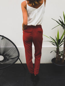 Pantalon Dorisse rouille