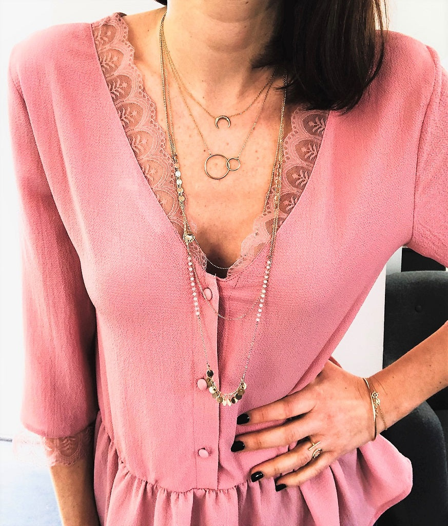 Blouse Ami rose