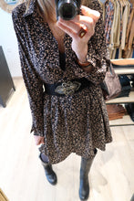 ROBE NOIRE ET CAMEL