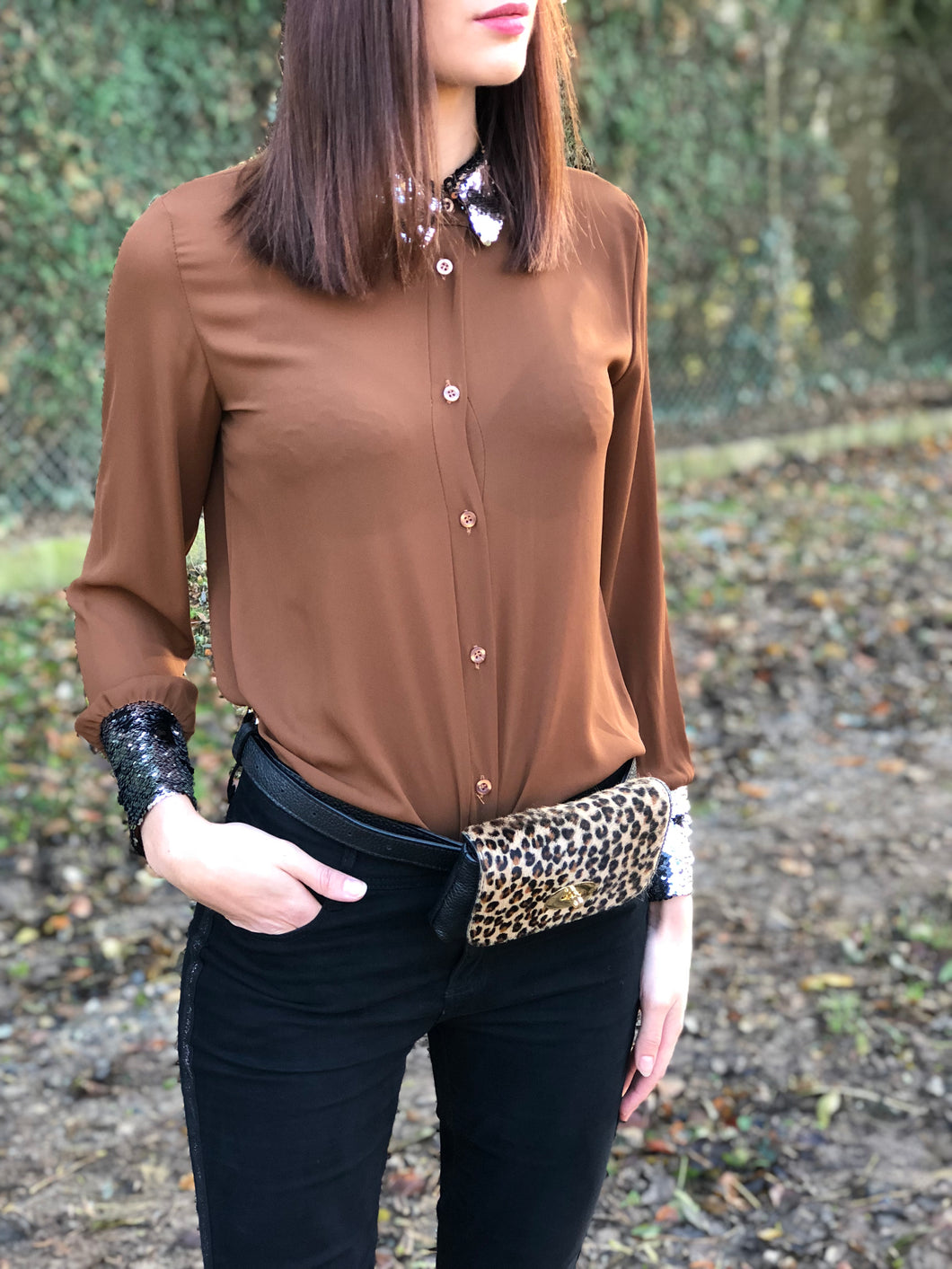 Chemise Grazia camel