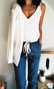 Top Beline blanc