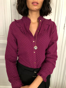 Chemisier Arielle violet