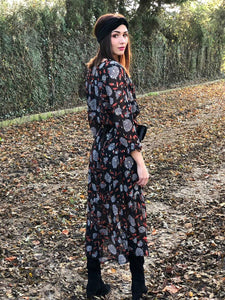 Robe longue Garlone noire