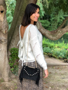 Sac à franges noir