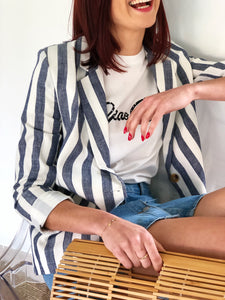 Veste blazer Nine à rayures