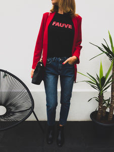 Veste blazer Dodie rouge