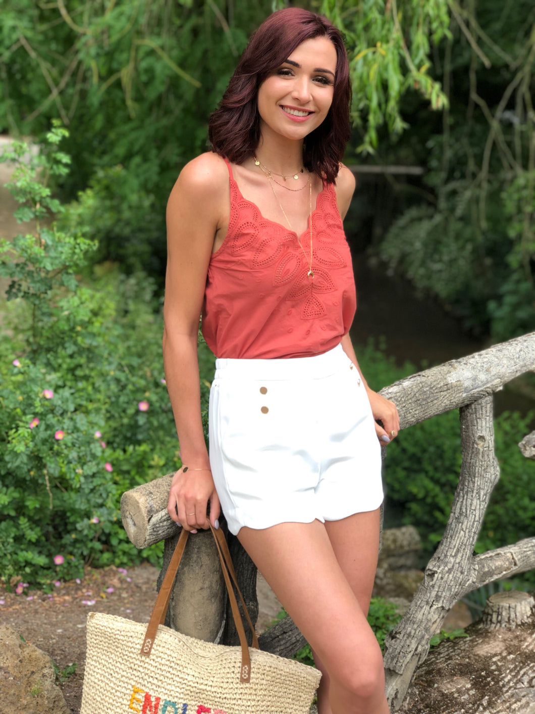 Short Perle écru