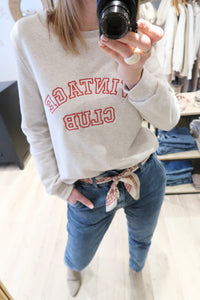 SWEAT VINTAGE GRIS