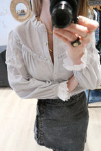 CHEMISE GRISE RAYURE