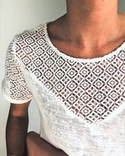 Top broderie Blanche