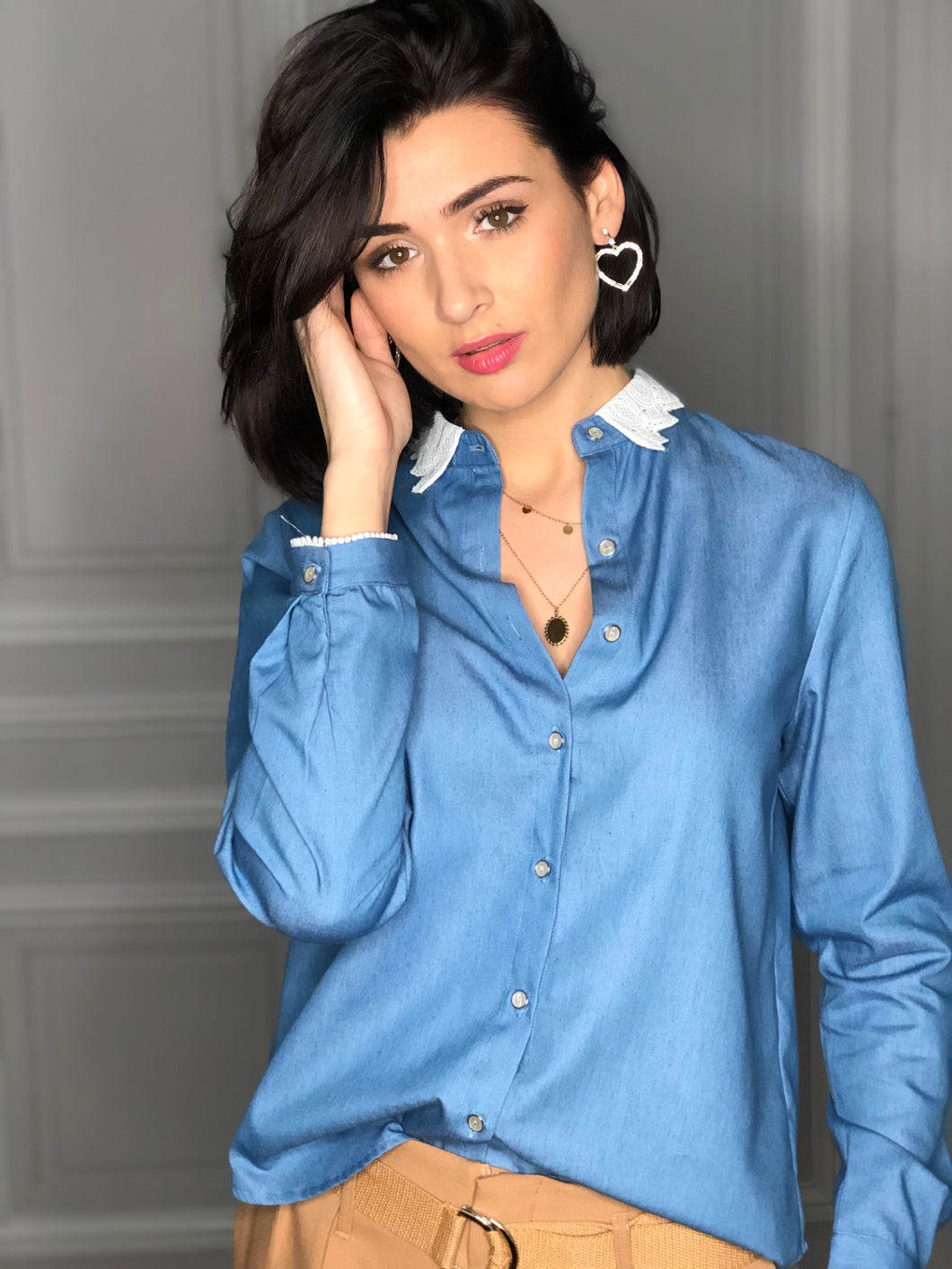 Chemise Castille bleu