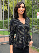 Blouse Violette noire