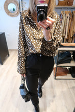 CHEMISE KAKI A MOTIFS