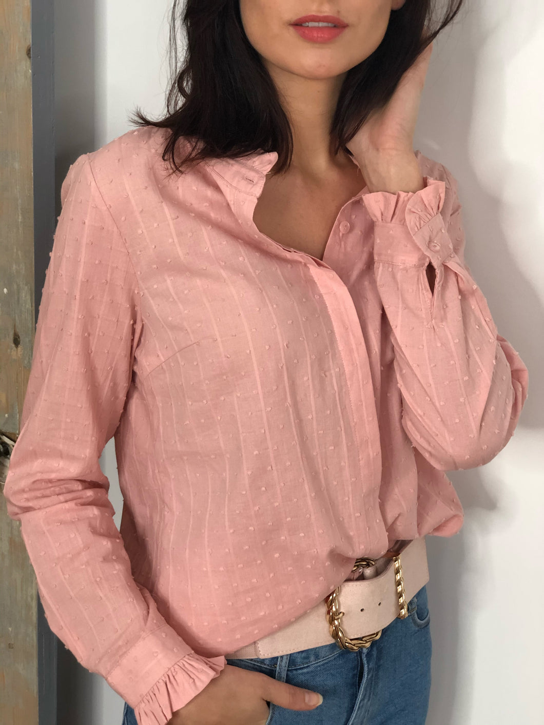 Chemise Aurane rose