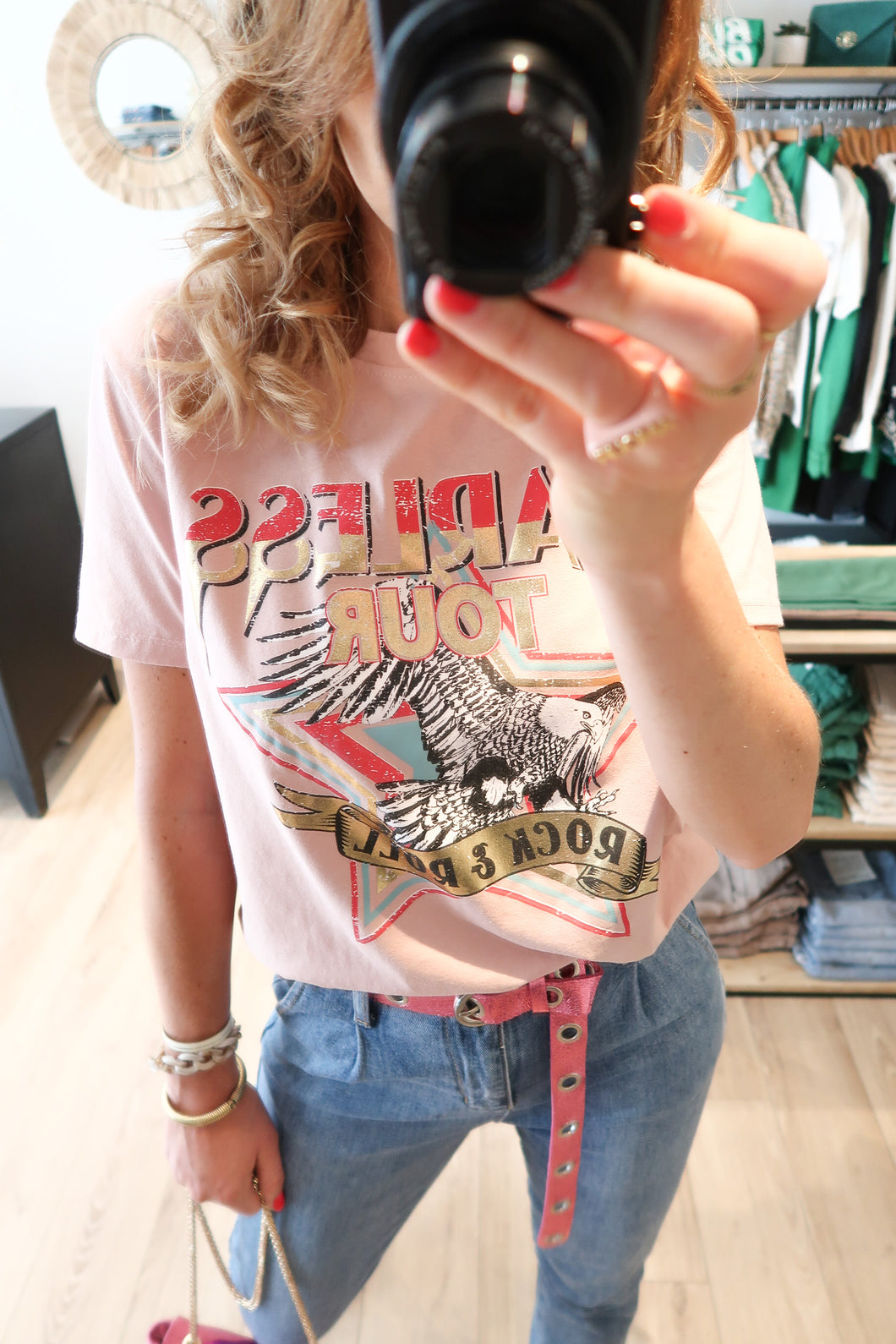 TSHIRT FEARLESS TOUR ROSE