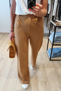 PANTALON LARGE CAMEL