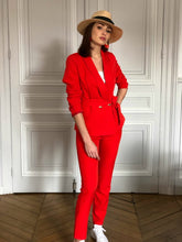 Veste Louisiane rouge corail