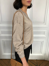Pull Anouk beige pailleté