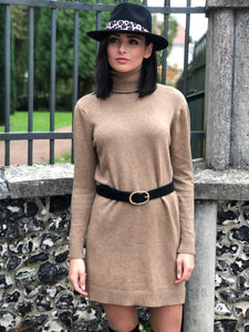 Robe pull Angie camel