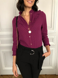 Chemisier Arielle violet