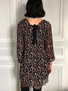 Robe Adélie imprimée fleurs