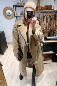 MANTEAU LONG CAMEL